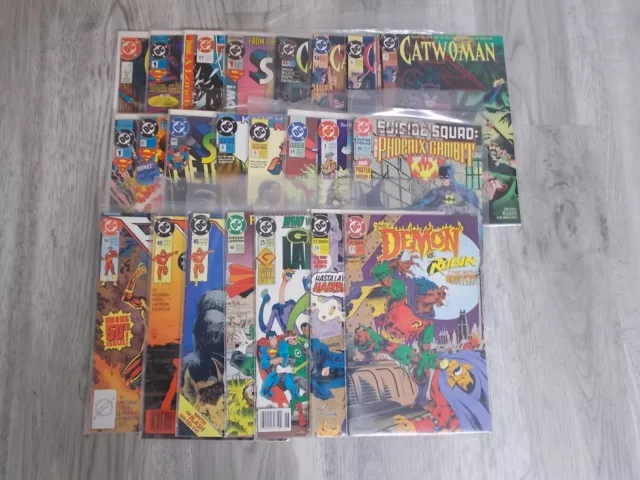 DC Comics Mixed Lot of 23 issues, 1987-1996, Catwoman Supergirl Flash Superman