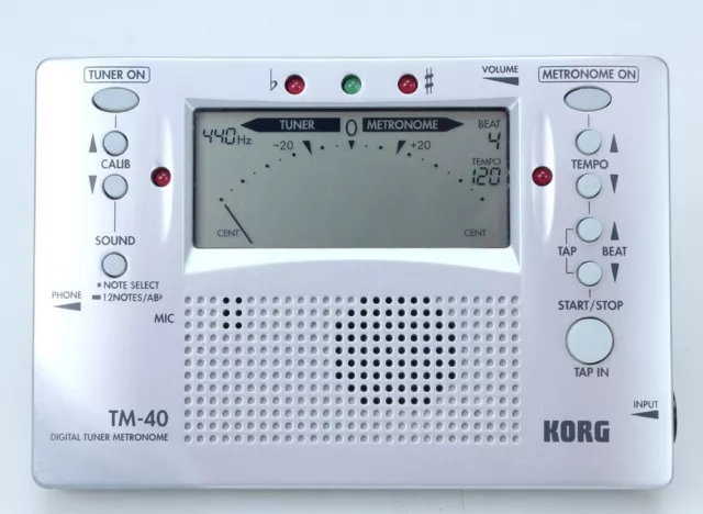 KORG TM-40 Digital Tunern Metronome  (56)