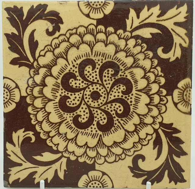 Victorian Transfer Printed Minton's Tile
