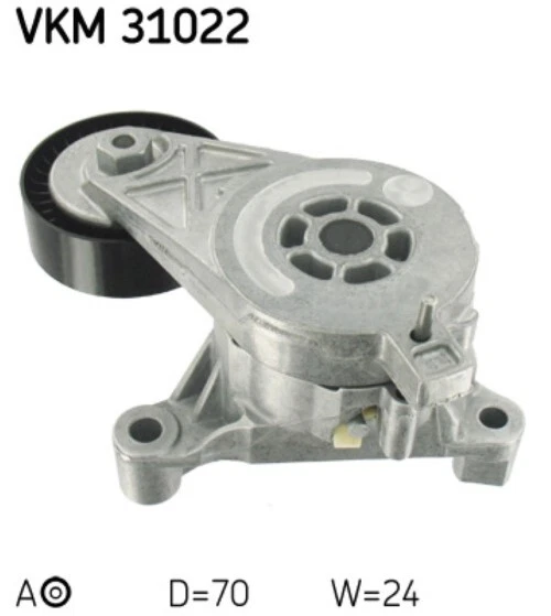 VKM 31022 - GALET ACCESSOIRES pour AUDI, SEAT, SKODA, VW