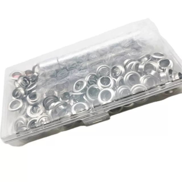 Grommet Tool Set Metal 100 Pairs Multiple Sizes For Canvas Belt Brand New