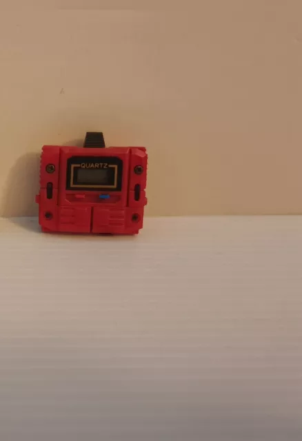 Kronoform Robot Watch G1 Diaclone Quartz Excellent Condition-Ultra Rare Red