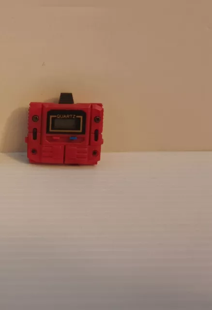 Kronoform Robot Watch G1 Diaclone Quartz Excellent Condition-Ultra Rare Red Kronoform Robot Watch G1 Diaclone Quartz Excellent Condition-Ultra Rare Red