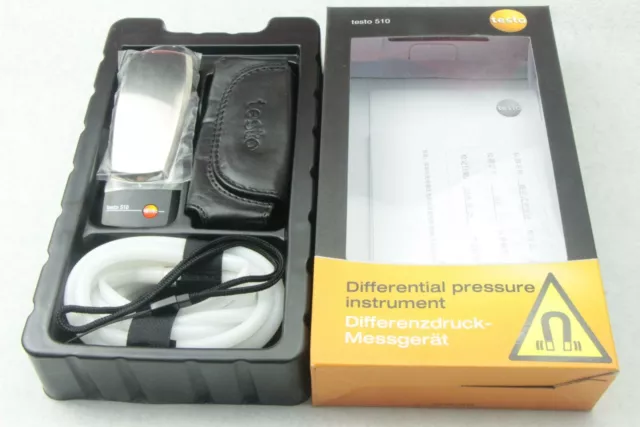 one Testo 510 Autoranging Differential Manometer Air Pressure Meter Gauge