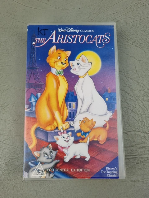 THE ARISTOCATS, WALT Disney, VHS Tape, Vintage Video, Movie, G $19.45 ...