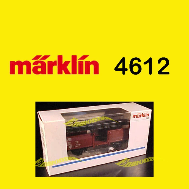Märklin H0 4612 Autotransportwagen unbeladen DB 433 2 001-7 OVP