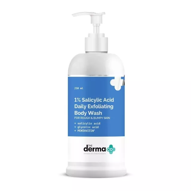 The Derma Co 1 % Salicylsäure Tägliches Peeling-Körperwaschmittel/ 250 ml