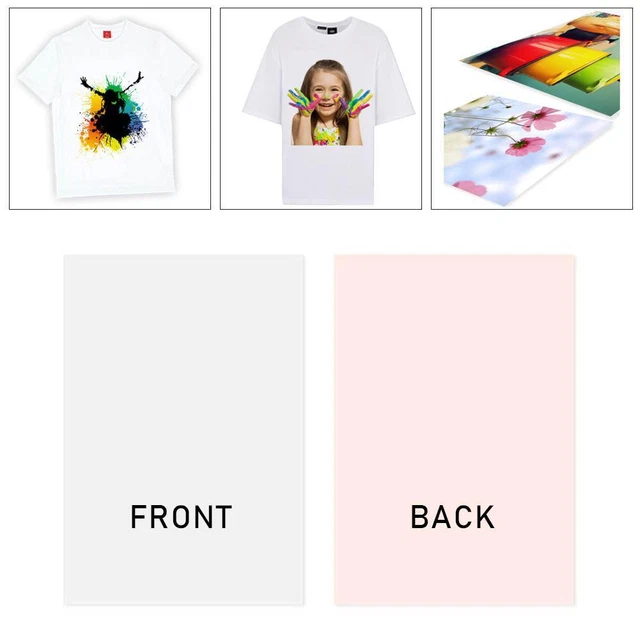 10x/Juego de Camiseta Estampado Hierro Prensa de Calor Transferencia de Luz Oscuridad W6P7 Tela E0S8