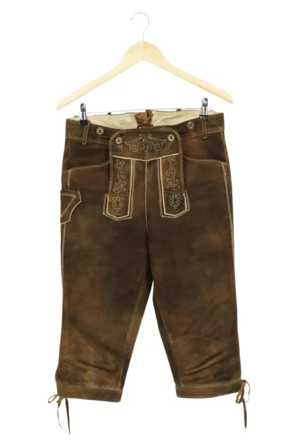 Pantaloni in pelle da uomo tradizionali Isar taglia 46 - stile incontra tradizione