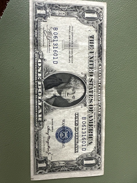Series 1935 A One Dollar Silver Certificate