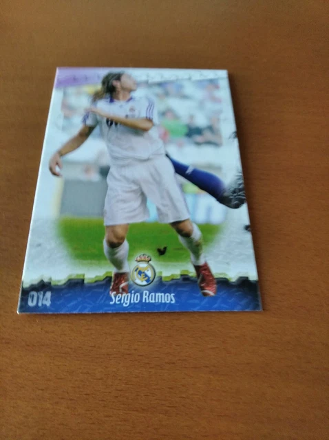 Carte Panini Real Madrid - Sergio Ramos N°14 - Fichas La Liga 2009 - Mundicromo
