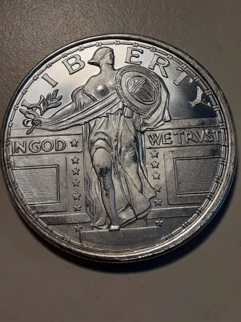 Silbermedaille, 1 Unze, 999/1000 (Gebraucht) In Duebendorf Für CHF 33