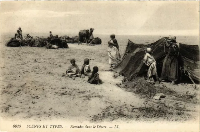 CPA AK LL 6013 Scenes & Types - Nomads in the Desert ALGERIA (793436)