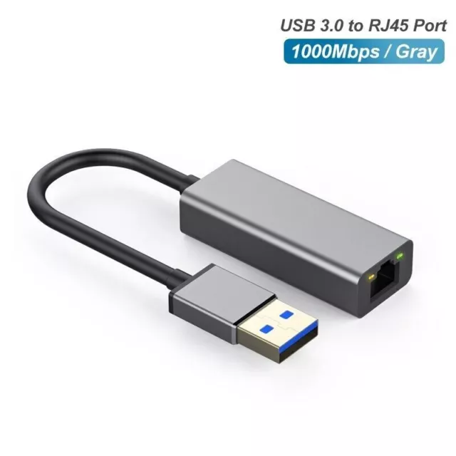 USB auf Ethernet Adapter,USB 3.0 zu RJ45 1000Mbps Ethernet LAN Netzwerkadapter