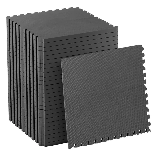 EVA INTERLOCKING FLOOR MATS SOFT FOAM GYM FLOORING MAT YOGA TILES 10 MM ...