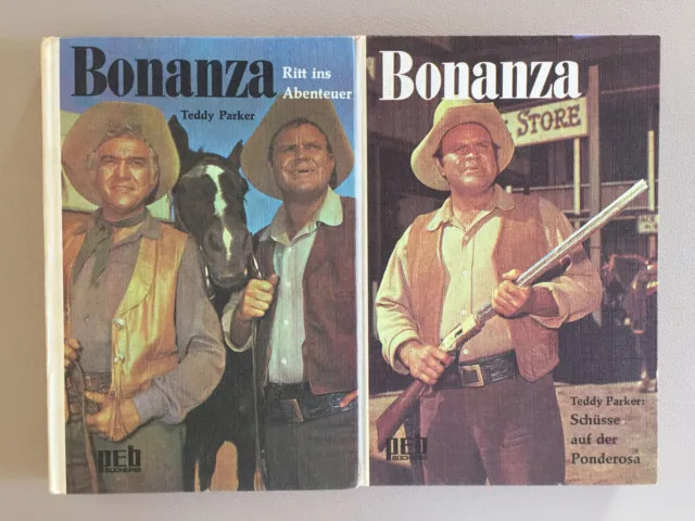 2 x "Bonanza" Bd 3 Ritt ins Abenteuer + Bd 4 Schüsse auf der Ponderosa - Parker