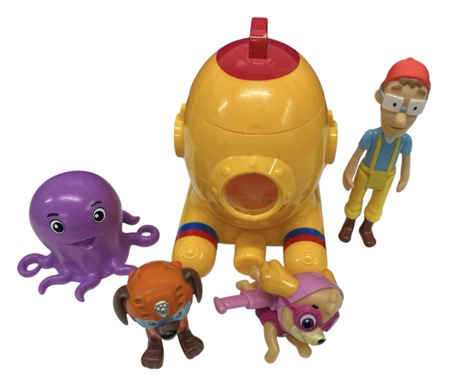 RARE PAW PATROL Captain Turbot Diving Bell Submarine Octopus