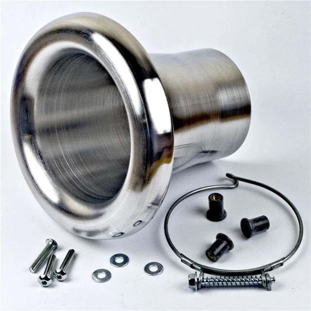 Insert En Aluminium Pour Entrée D'air Revotec – 102 Mm – Couleur Argent – Neuf