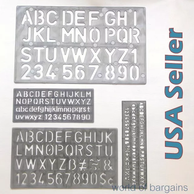Buy the Hy-Ko ST3 Number/ Letter Stencils, 3 inch