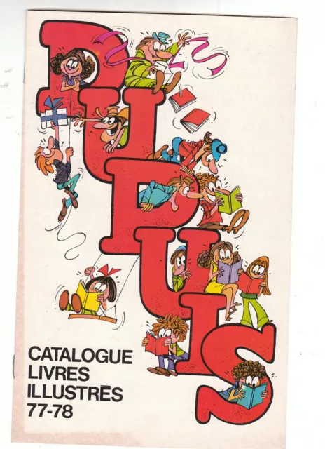 Catalogue livres illustrés éditions DUPUIS 77-78