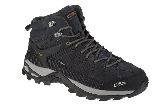 CMP Rigel Mid 3Q12947-68UH, Hombres, zapatos de trekking, gris