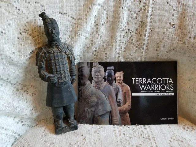 Terracotta Warriors Defenders of China's 1st Emperor w Terracotta Warrior Figure