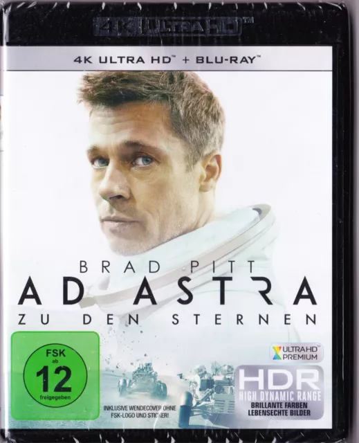 Ad Astra - Zu den Sternen / 4K Ultra HD + Blu-ray Deutsch Brad Pitt UHD Sci-Fi