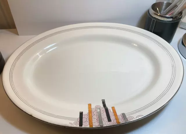 Soho Pottery Art Deco Charger Plate