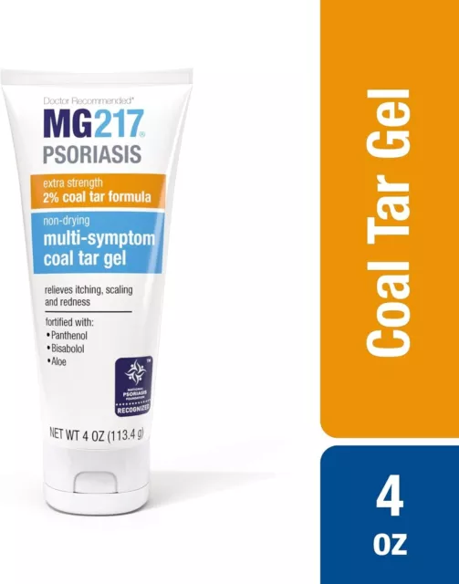 Psoriasis MG217 2% Extra Strenght Coal Tar Kohlenteer  Itching Gel 113.4GR