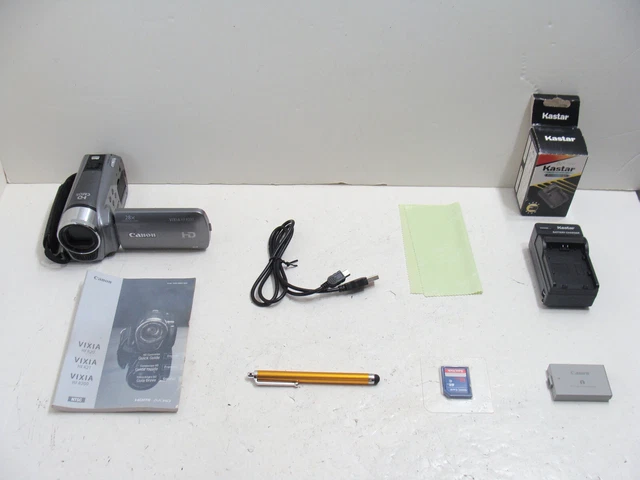 CANON VIXIA HF R200 HD videocamera CMOS AVCHD HDMI 20x zoom ottico + 16 ...