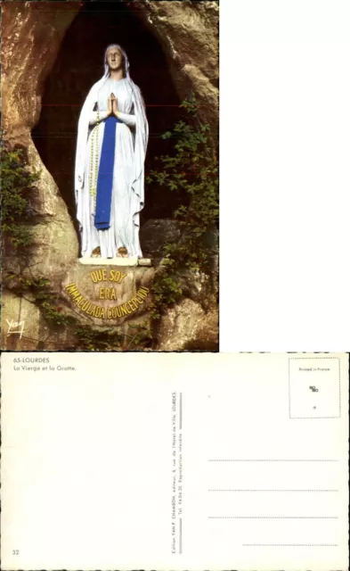 IMMACULATE CONCEPTION LOURDES Grotto Basilica France unused old ...
