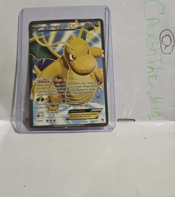 DRAGONITE EX 108/111 XY Holo Ultra Rare Full Art Pokemon Card NM-M $73. ...