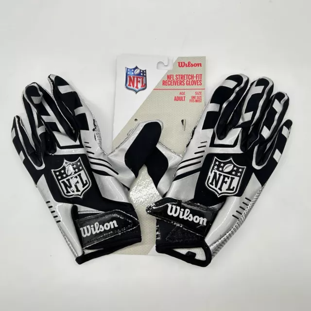 Wilson American Football Receiver-Handschuhe NFL STRETCH FIT RECEIVERS GLOVE, Ei