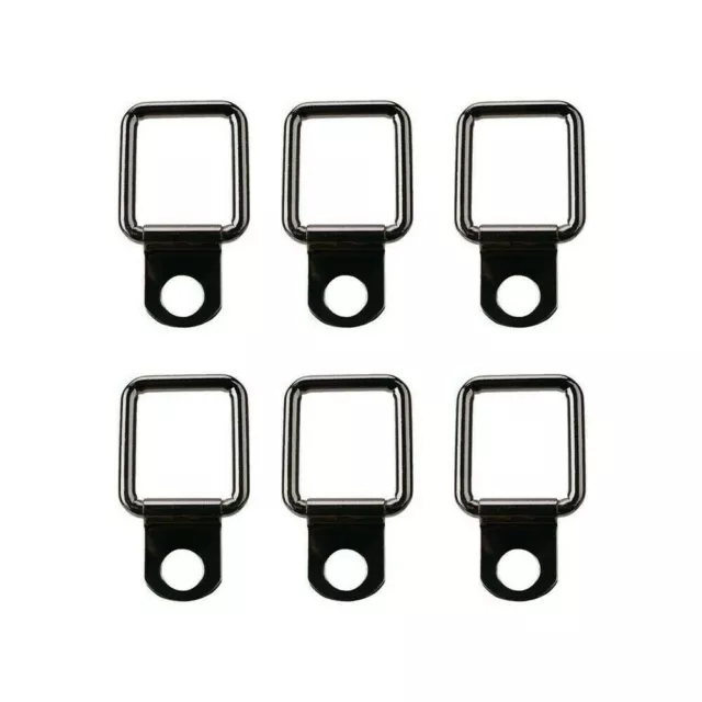 6 Resistente Fissaggio Punto Ancoraggio Chiusura Occhio Anello a D Hook