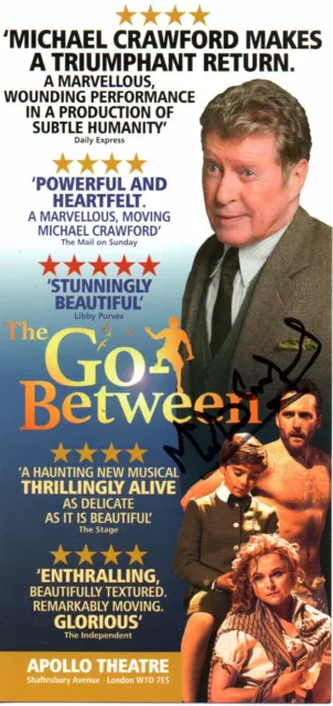 Michael Crawford Signed The Go Between Theatre Booklet In Person
