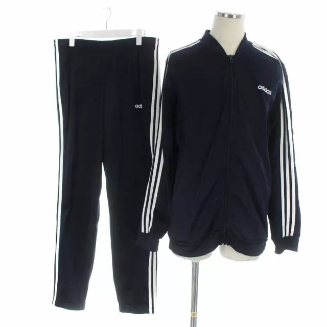 Adidas Core Stripes Tricot Tracksuit Set Up And Down Jacket Easy Pants Long Big