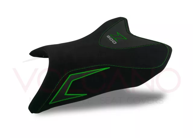 FIT KAWASAKI Z800 2013-2017 Volcano Design Seat Cover  GREEN K014C\A Anti Slip 2