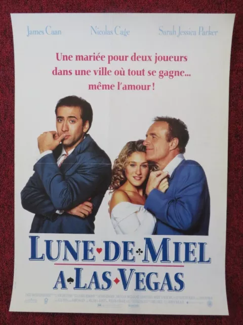 HONEYMOON IN VEGAS FRENCH (15"x 21") POSTER JAMES CAAN NICOLAS CAGE 1992