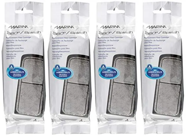 Marina 4 Pack of 360 Splash Replacement Filter Cartridge, 4 Cartridges Per Pack