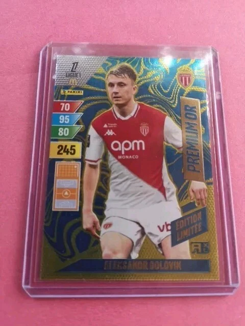 Panini 2022 – Carte Aleksandr Golovin Silver /100 – AS Monaco – Near Mint