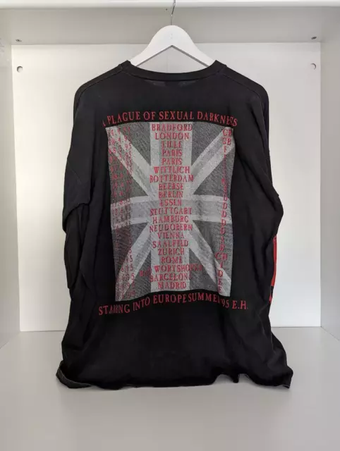 CRADLE OF FILTH 1995 Vintage Longsleeve Shirt / Vestal Masturbation/ Death Metal 2