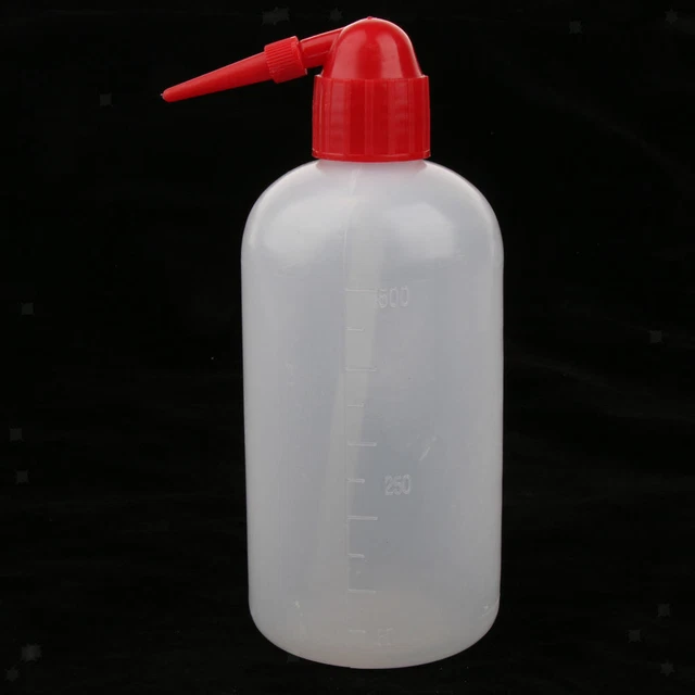 Bottiglia graduata per lavaggio da laboratorio da 500 ml con bottiglia per