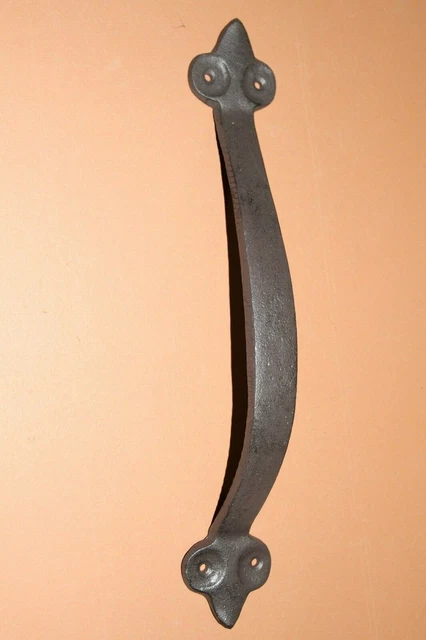 Sliding Barn Door Large Pull Hand-Forged Steel, 15 1/2 inch, HW-39 3