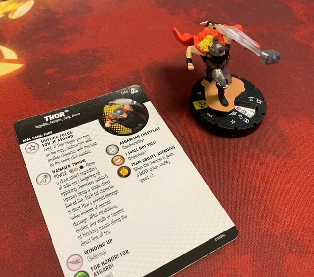 HeroClix Marvel Thor 045 Super Rare Avengers War of the Realms