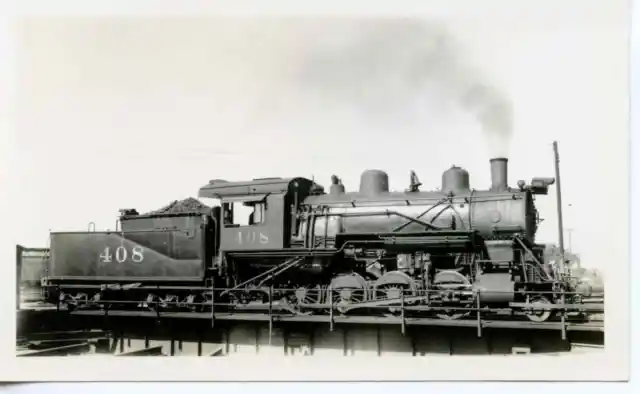 7B290 Rp 1936 Missouri Pacific Railroad Engine #408 Joplin Mo