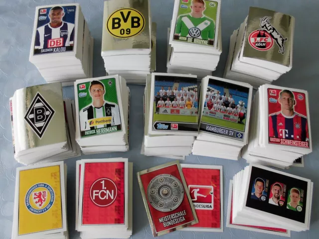Topps Sammelbilder Fußball Bundesliga 14/15 , 2014/2015 - 20 Sticker aussuchen