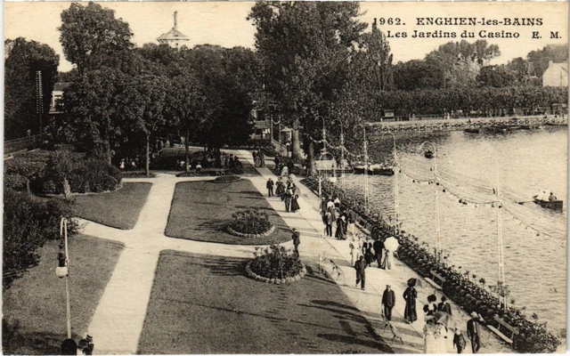 CPA Enghien les Bains Les Jardins du Casino FRANCE (1332917)