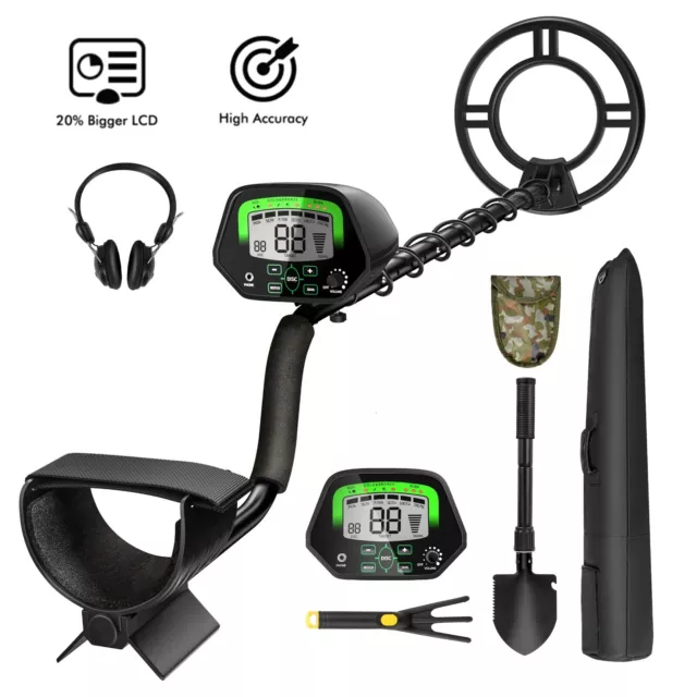 Metal Detector Kit High Accuracy Metal Detector w/ Waterproof Coil Carrying Bag