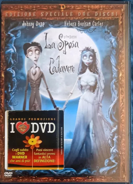 DVD LA SPOSA CADAVERE Edizione Speciale 2 Dischi Tim Burton	C00331