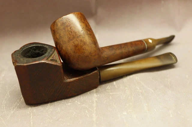 Vintage Kaywoodie Pipe & Singleton Caveman Briar Estate Tobacco Smoking Vintage Kaywoodie Pipe & Singleton Caveman Briar Estate Tobacco Smoking